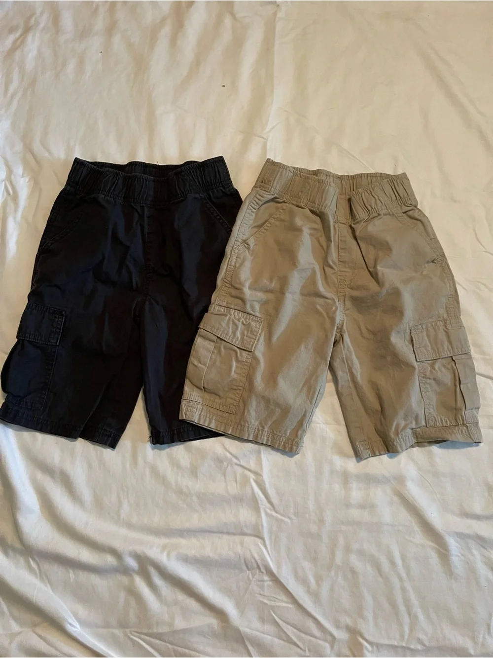 *BUNDLE* 2 boys children’s place shorts khaki black size 8 slim